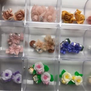 Box whith 3 d. Flower hand made